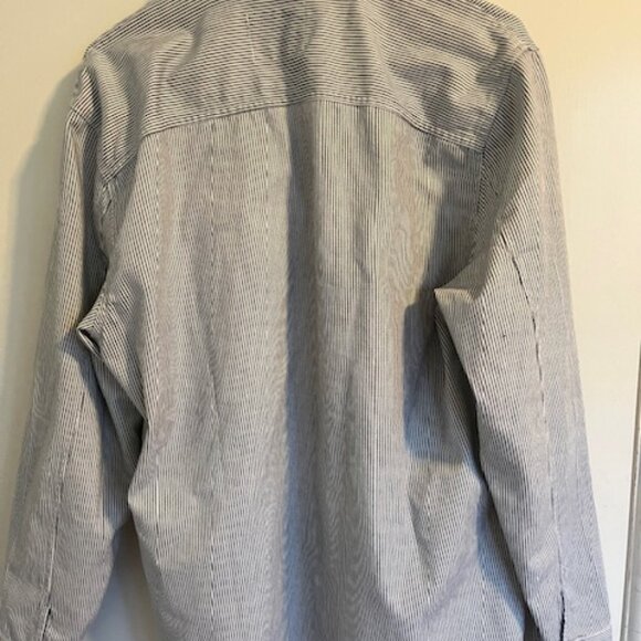 Hollister Blue striped shacket - Picture 3 of 5